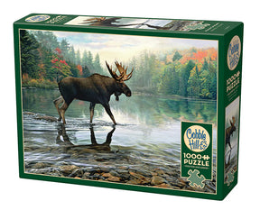 Outset Media - Puzzle: Moose Crossing (1,000 Piece)