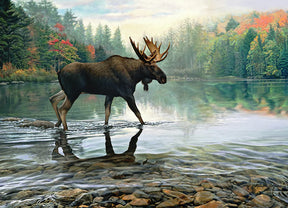 Outset Media - Puzzle: Moose Crossing (1,000 Piece)