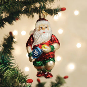 Old World Christmas - Pickleball Santa Ornament