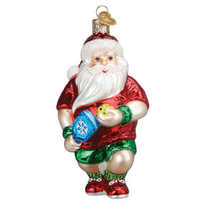 Old World Christmas - Pickleball Santa Ornament