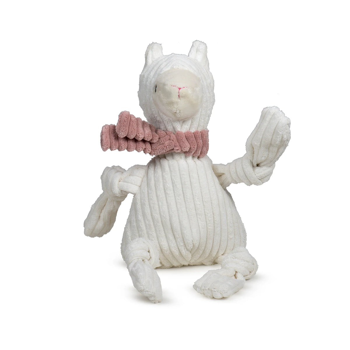 Huggle Hounds - Lillie Llama Knottie (WHITE)