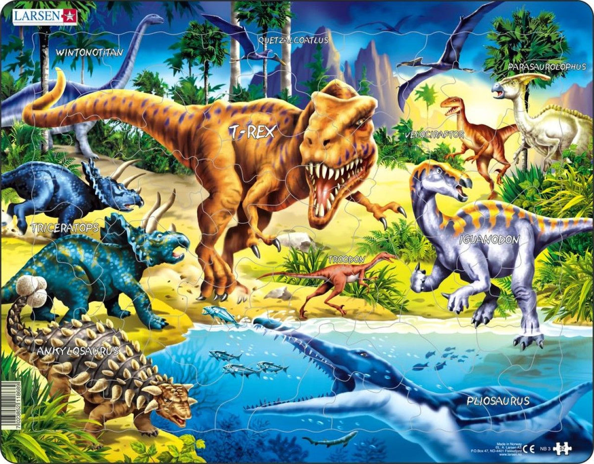 Allied Products-Springbok - Dinosaurs Puzzle