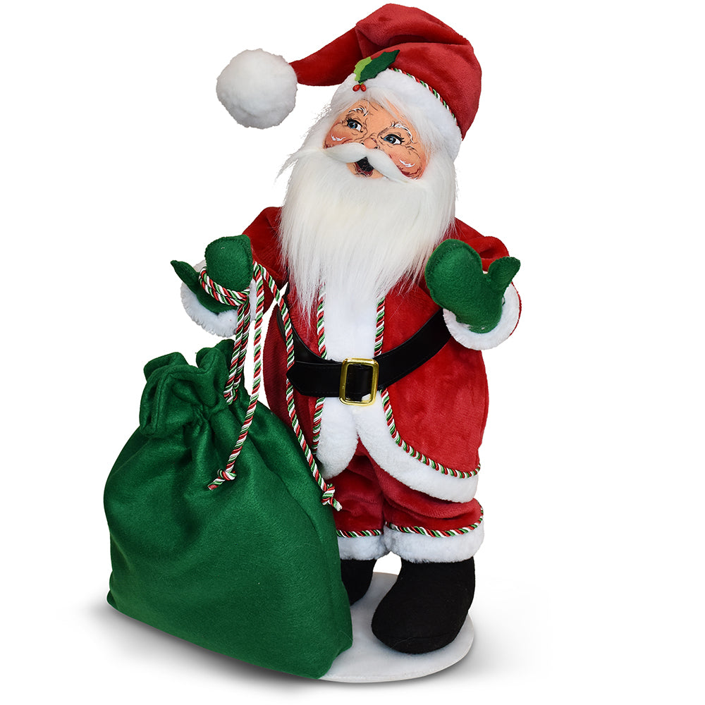 Annalee Dolls - Snowy Day Santa 20"