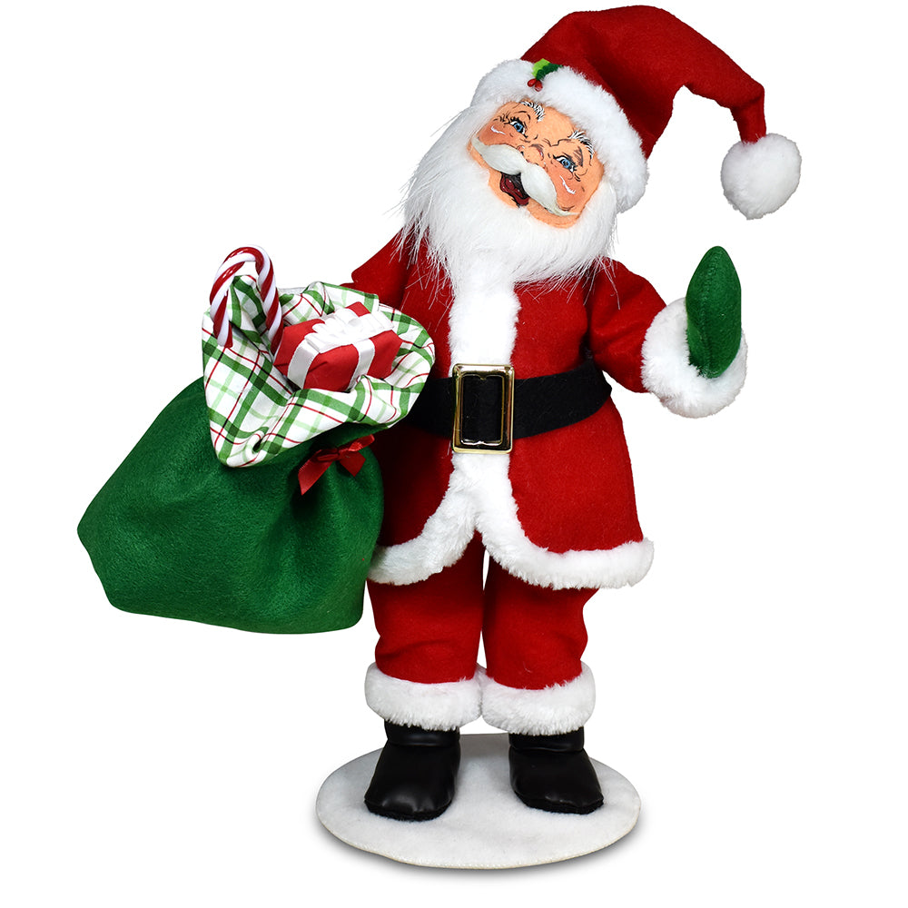 Annalee Dolls - Santa Wrapped With Love 15"