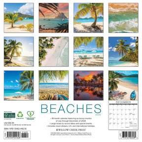 2025 Beaches Calendar