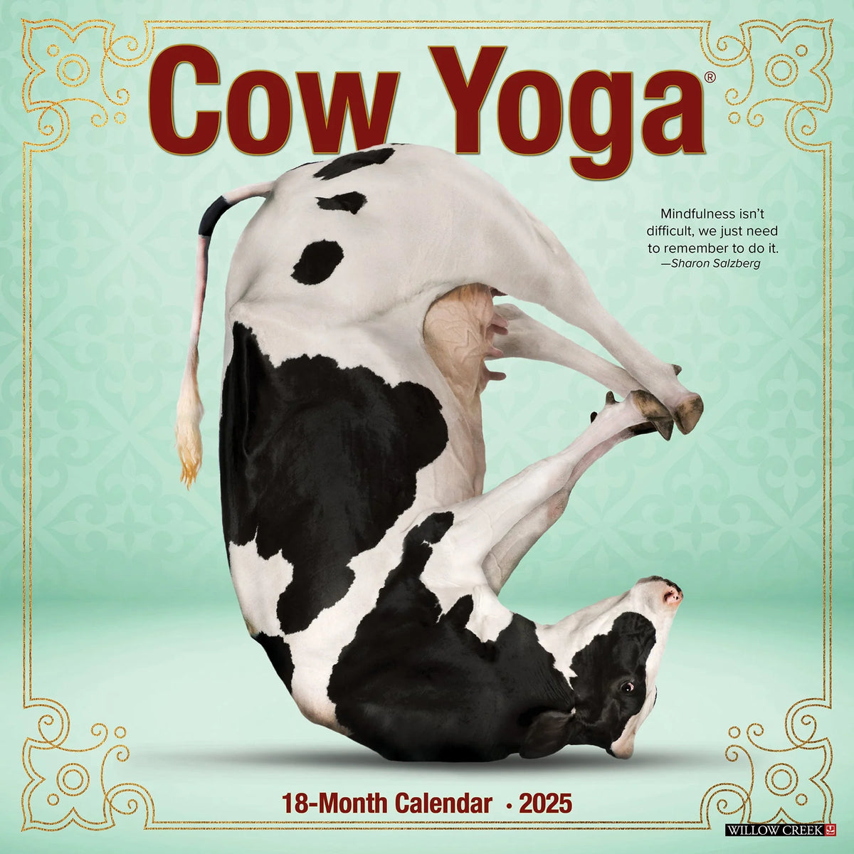 2025 Cow Yoga Calendar