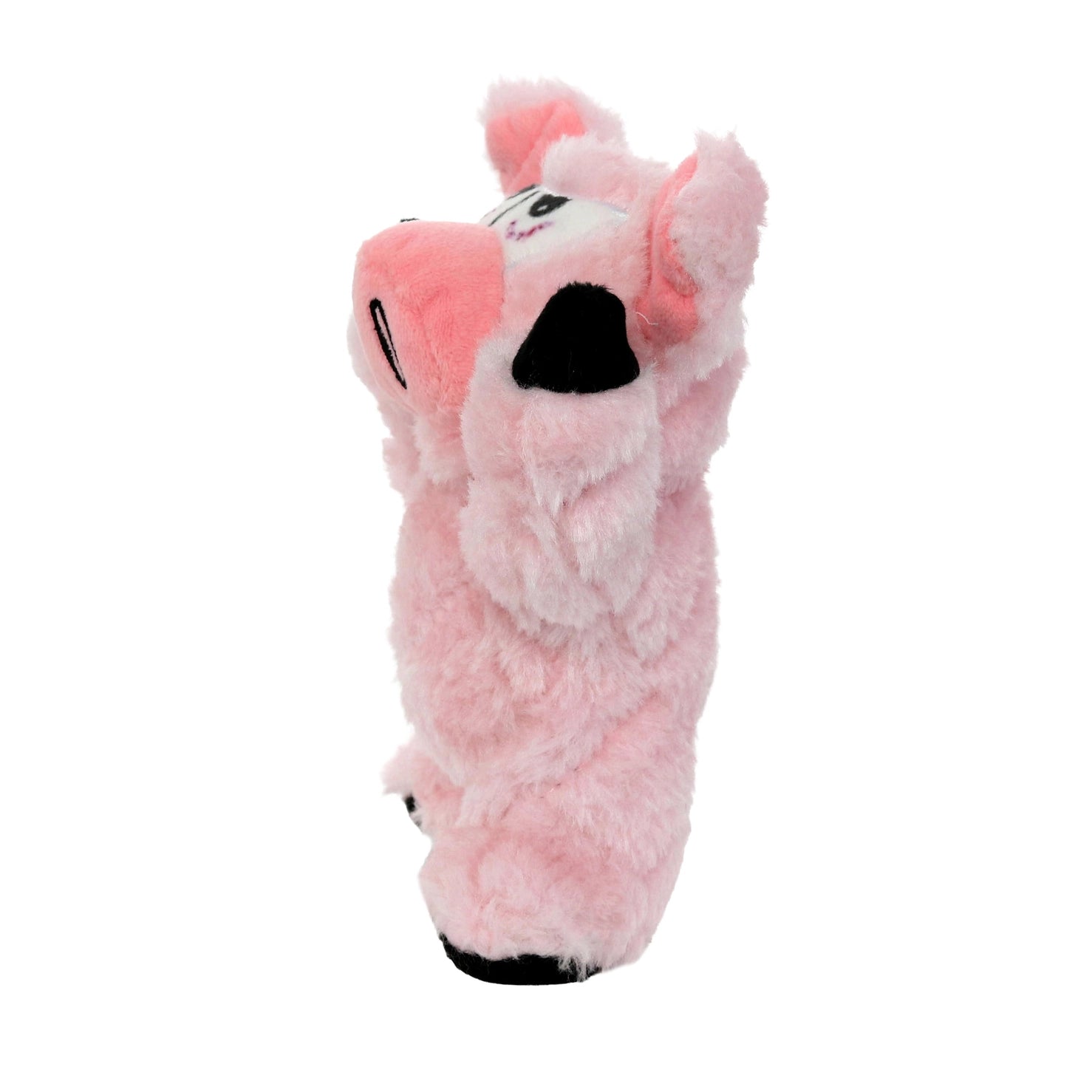 Tuffy Dog Toys - Mighty Jr Angry Animals Pig Plush Squeaky Dog Toy