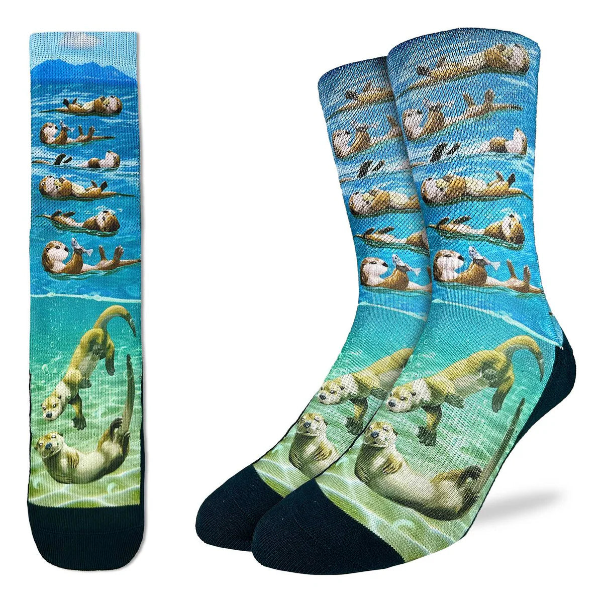 Good Luck Sock - Floating Sea Otter