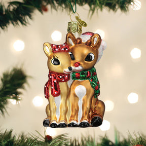 Old World Christmas - Rudolph And Clarice Ornament