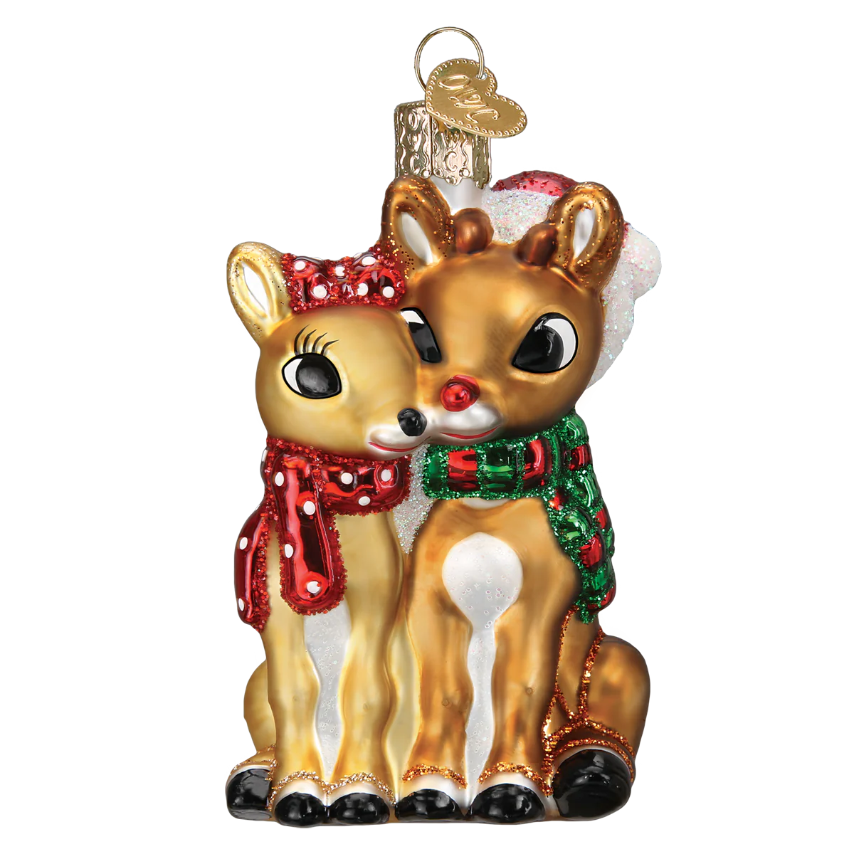 Old World Christmas - Rudolph And Clarice Ornament