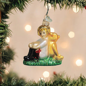 Old World Christmas - Winnie and Christopher Robin Ornament