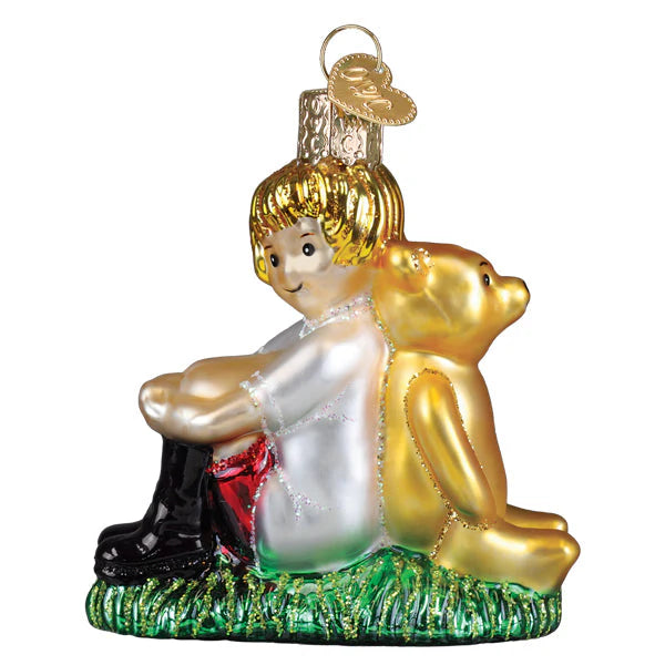 Old World Christmas - Winnie and Christopher Robin Ornament