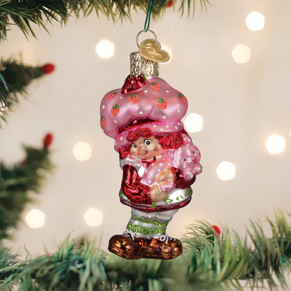 Old World Christmas - Ornament Glass Strawberry