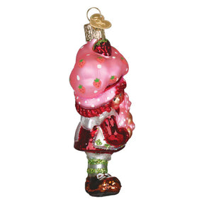 Old World Christmas - Ornament Glass Strawberry