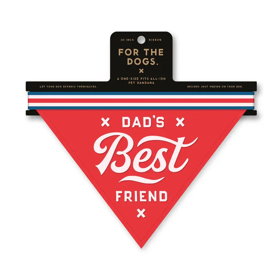 Dog Bandana Brass Monkey Dad's Best Friend