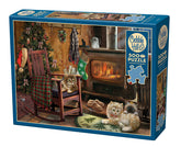 Outset Media - Puzzle: Kittens by the Stove (500 Piece)