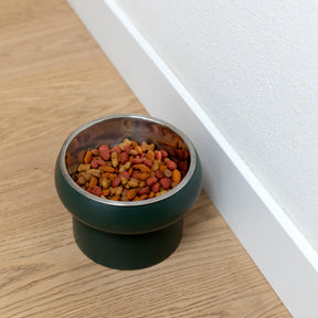 Petshop by Fringe Studio - Feeder Raised Sculptured Green with Metal Insert