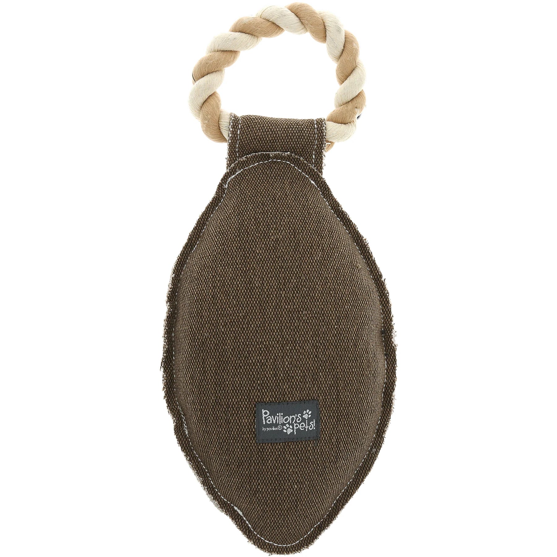 Pavilion - Canvas Dog Toy On Rope Football