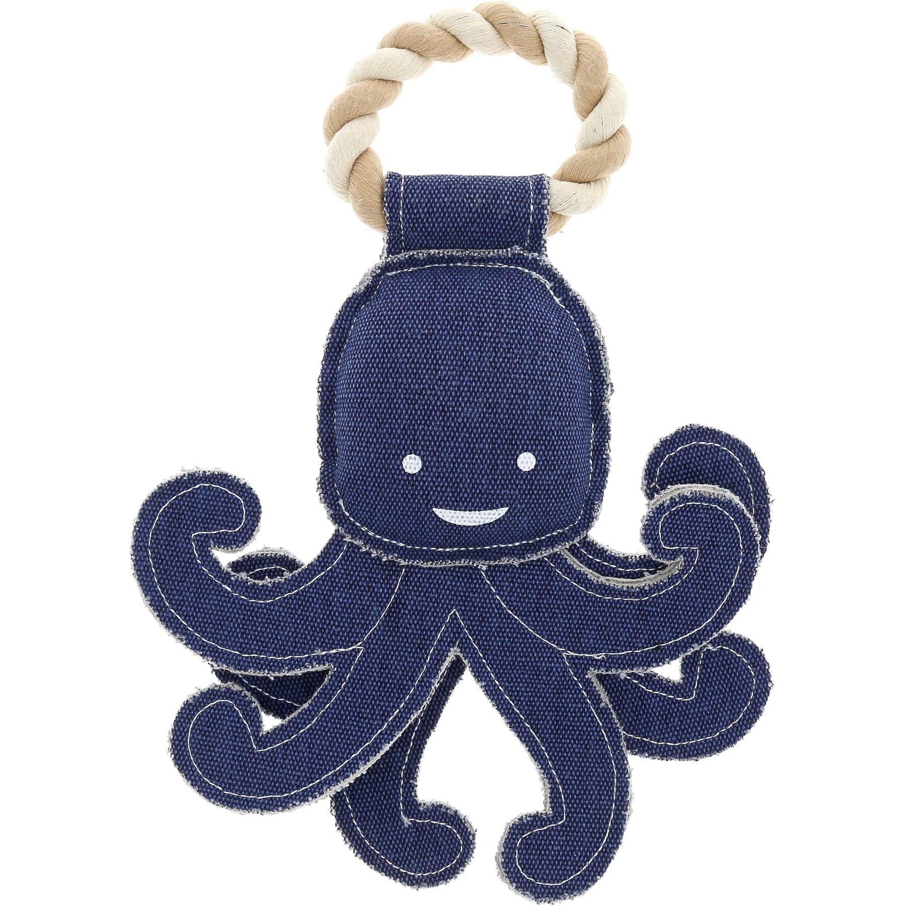 Pavilion - Canvas Dog Toy On Rope Octopus "Out of Reach"