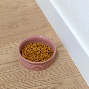 Petshop by Fringe Studio - Pet Bowl Blush Pink "Meow"