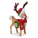 Annalee Dolls - Reindeer Winter Blooms