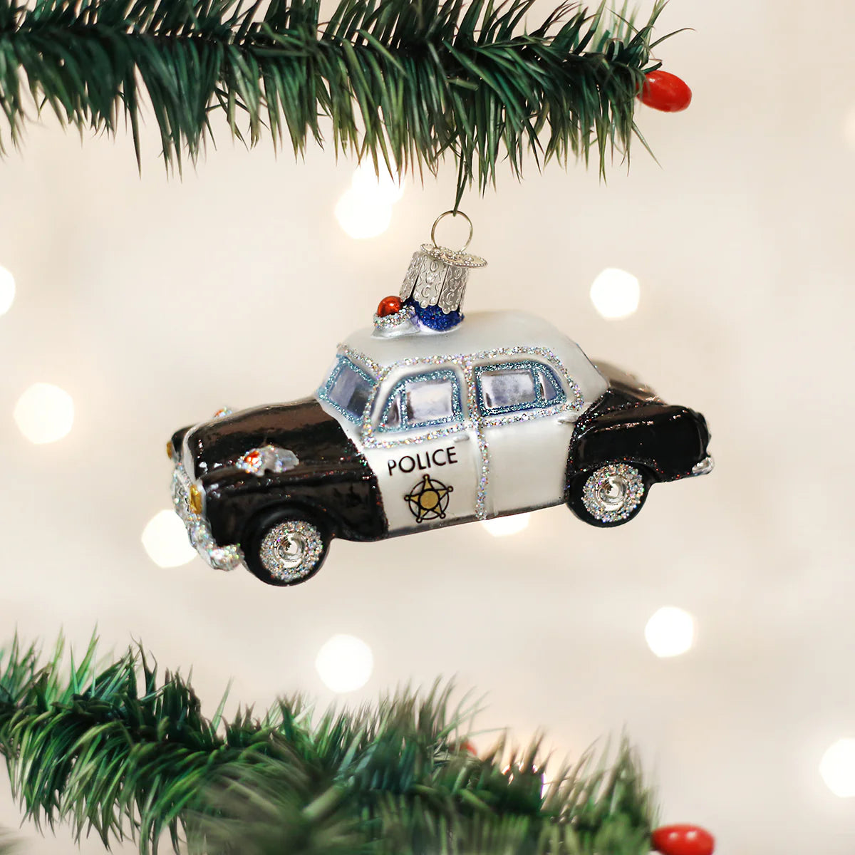 Old World Christmas - Police Car Ornament