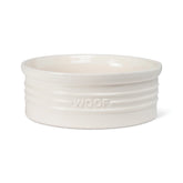 Petshop by Fringe Studio - Pet Bowl Ivory with WOOF