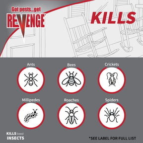 Revenge Spider & Ground Bee	Killer 0.25% Permethrin Duster