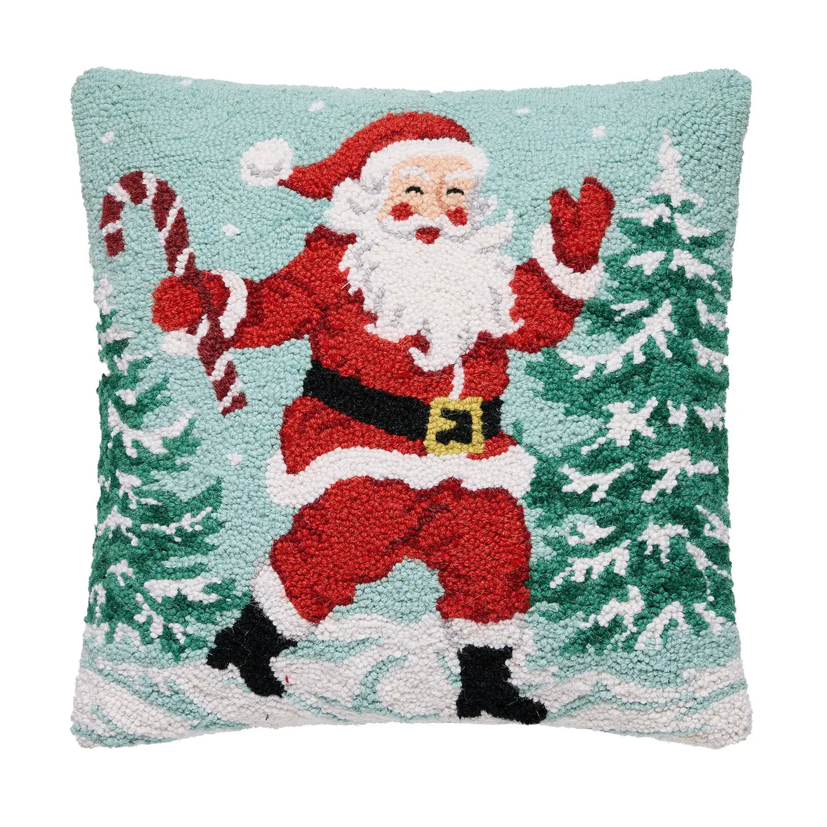 Peking Handicraft - Pillow Hook Santa With Candy Cane
