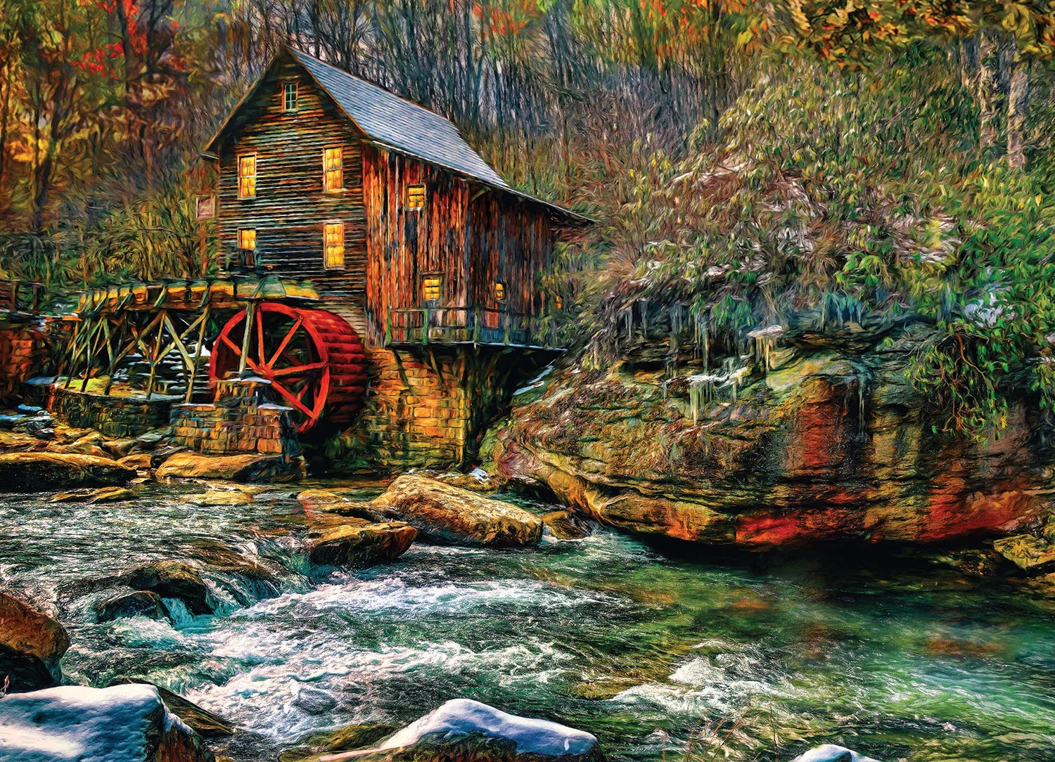 Willow Creek Press - Puzzle Old Mill 1000 Piece