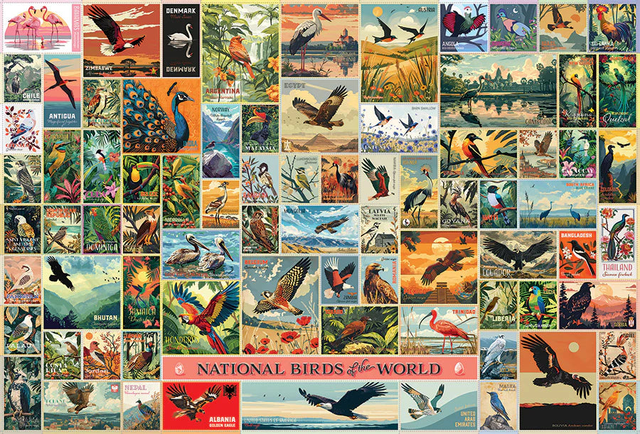 Outset Media - Puzzle National Birds of the World