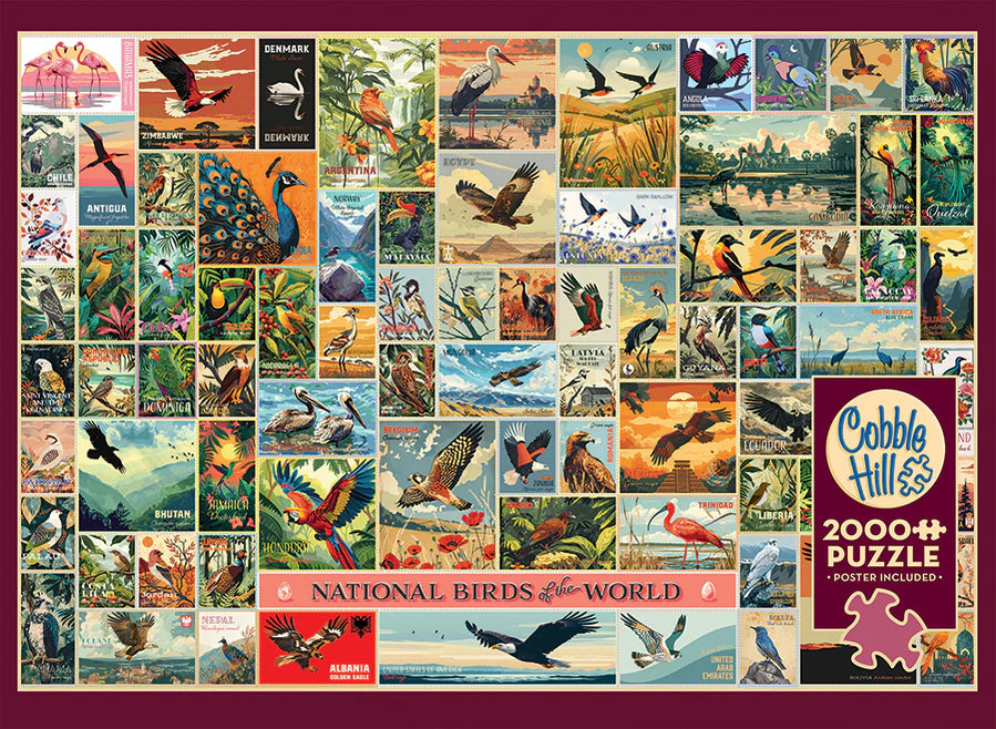 Outset Media - Puzzle National Birds of the World