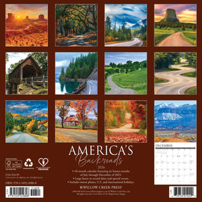 Willow Creek Press - 2026 America's Backroads Calendar