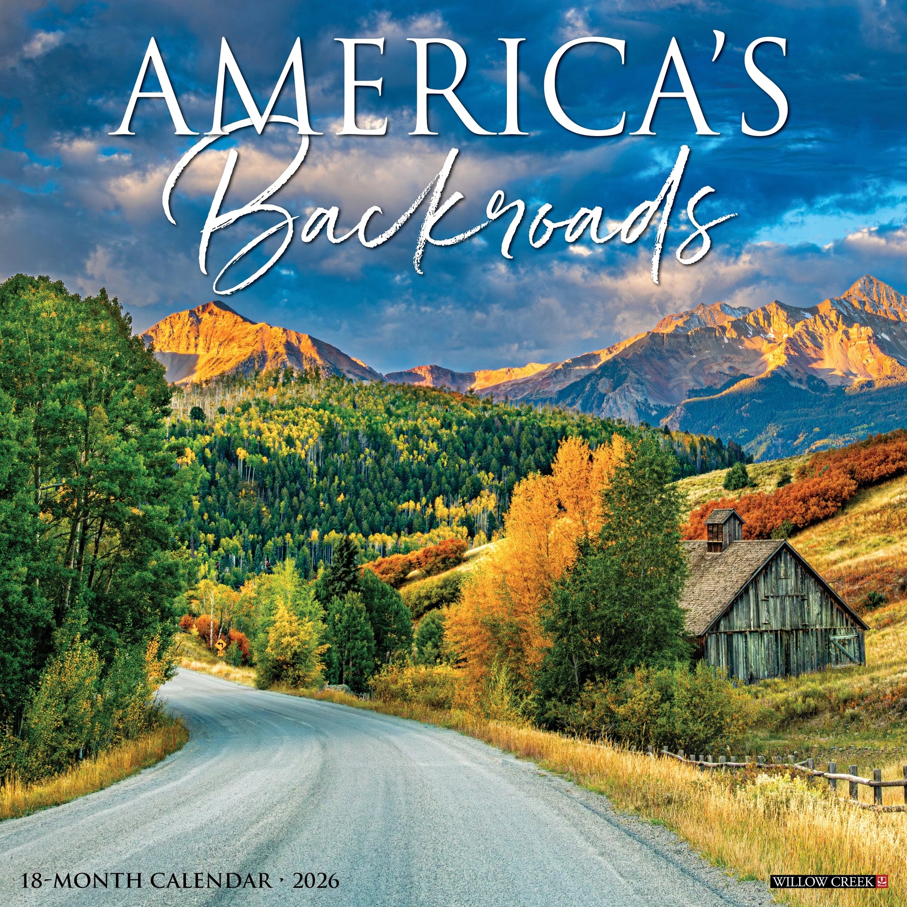 Willow Creek Press - 2026 America's Backroads Calendar
