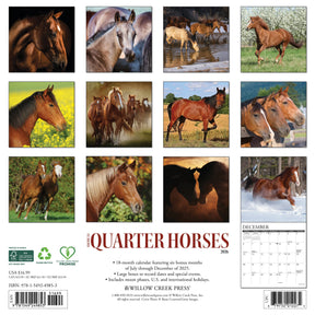 Willow Creek Press - 2026 American Quarter Horses Calendar