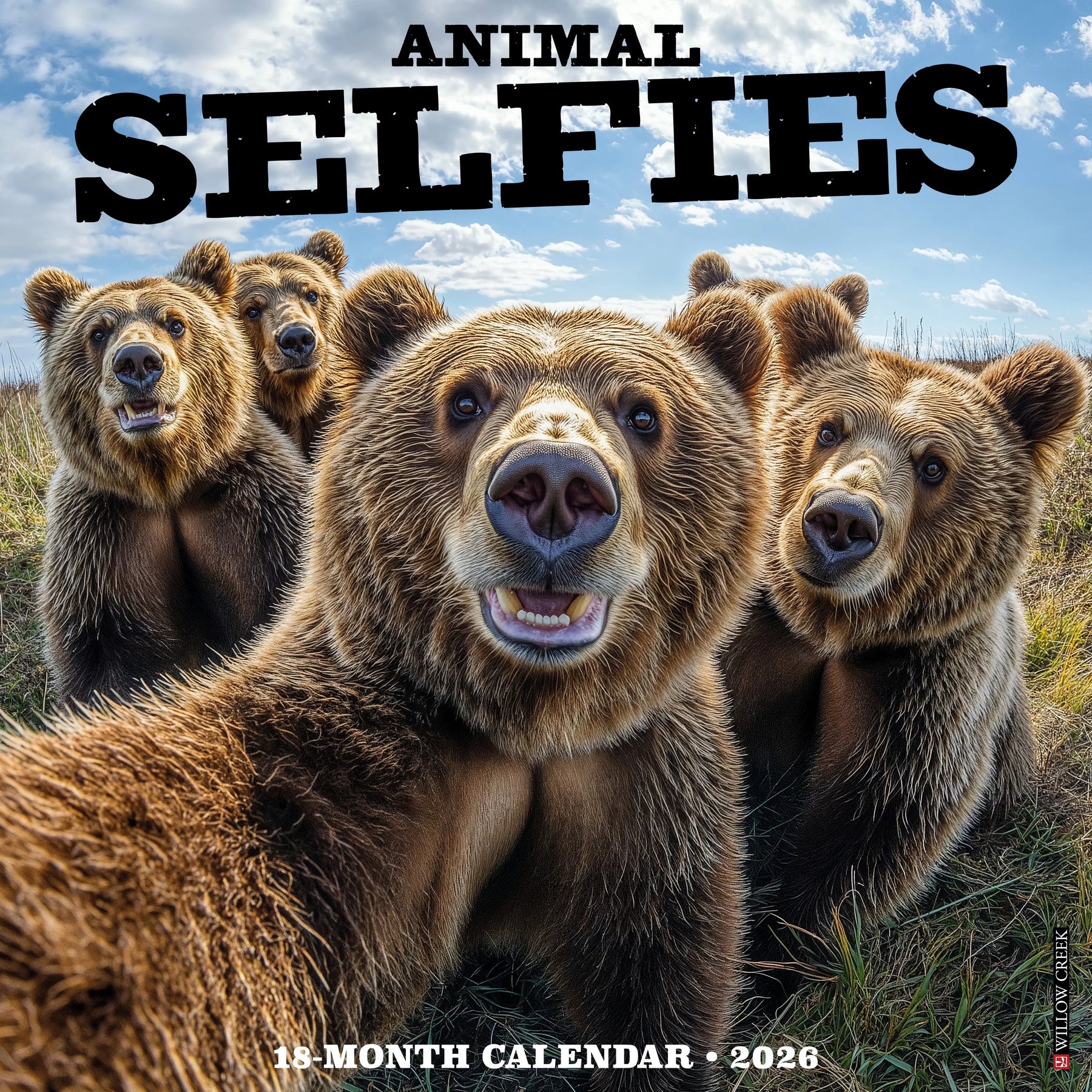 Willow Creek Press - 2026 Animal Selfies Calendar
