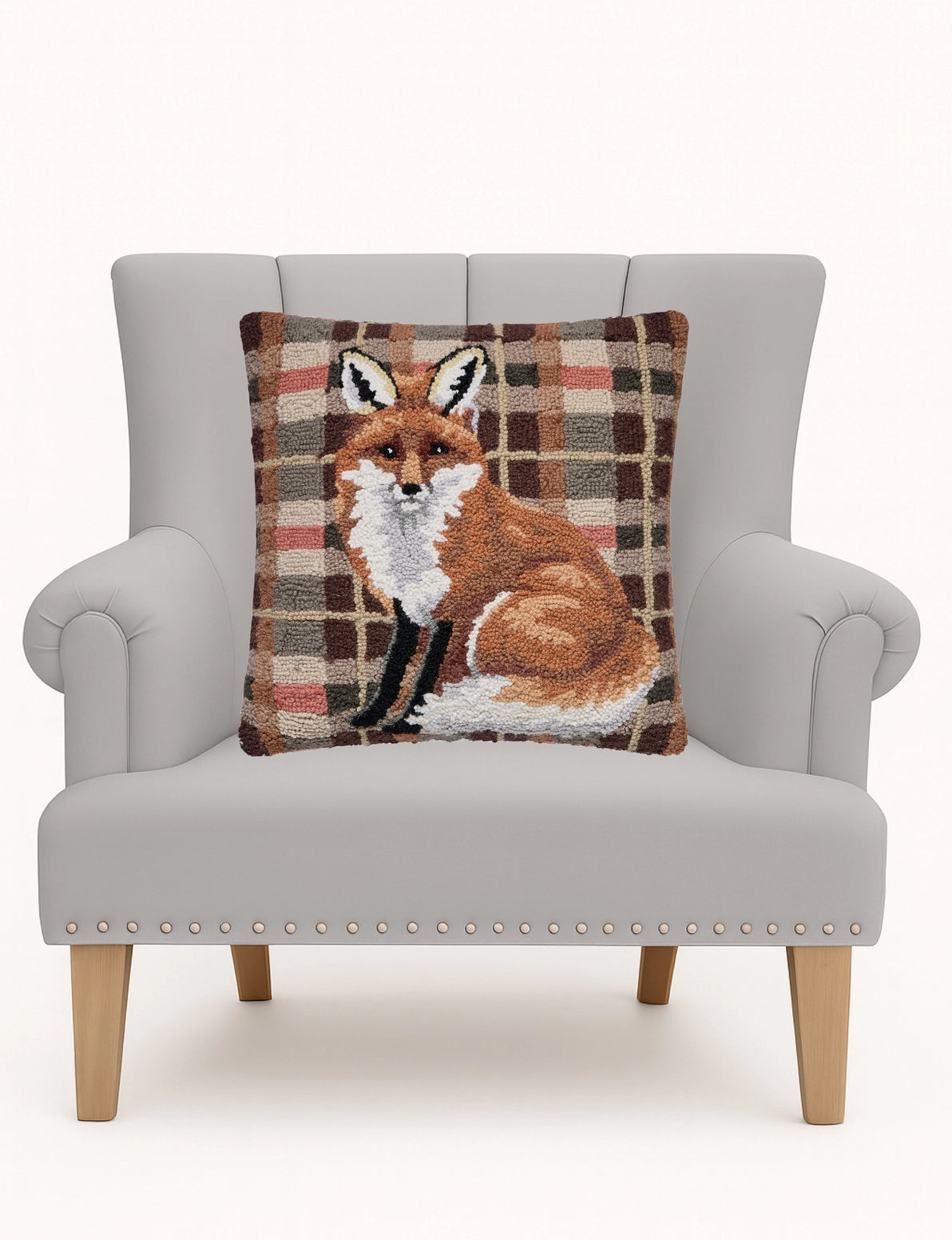 Peking HandiCraft - Pillow Hook Fox Tartan