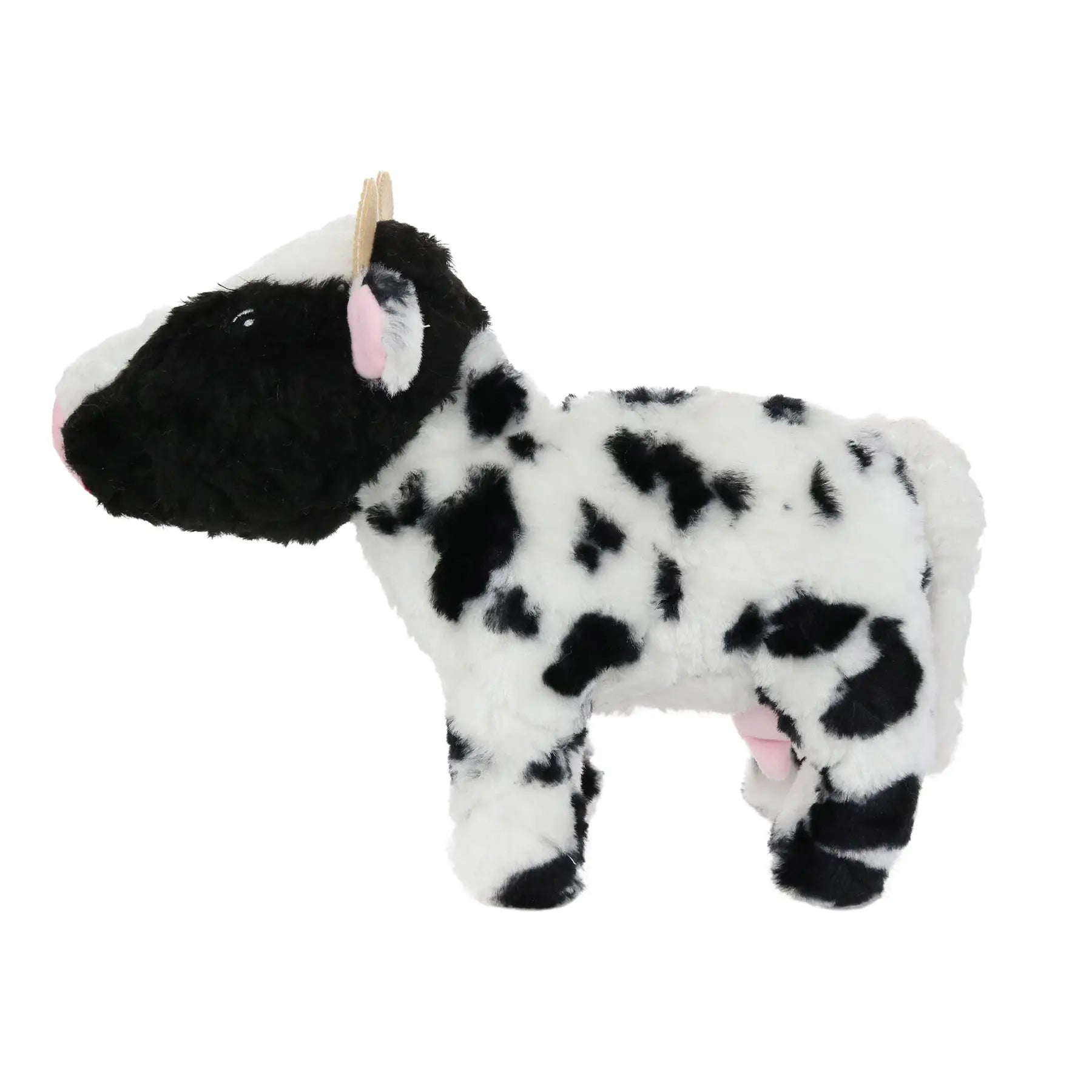 Tuffy Dog Toys - Mighty Farm Cow Plush Squeaky Dog Toy