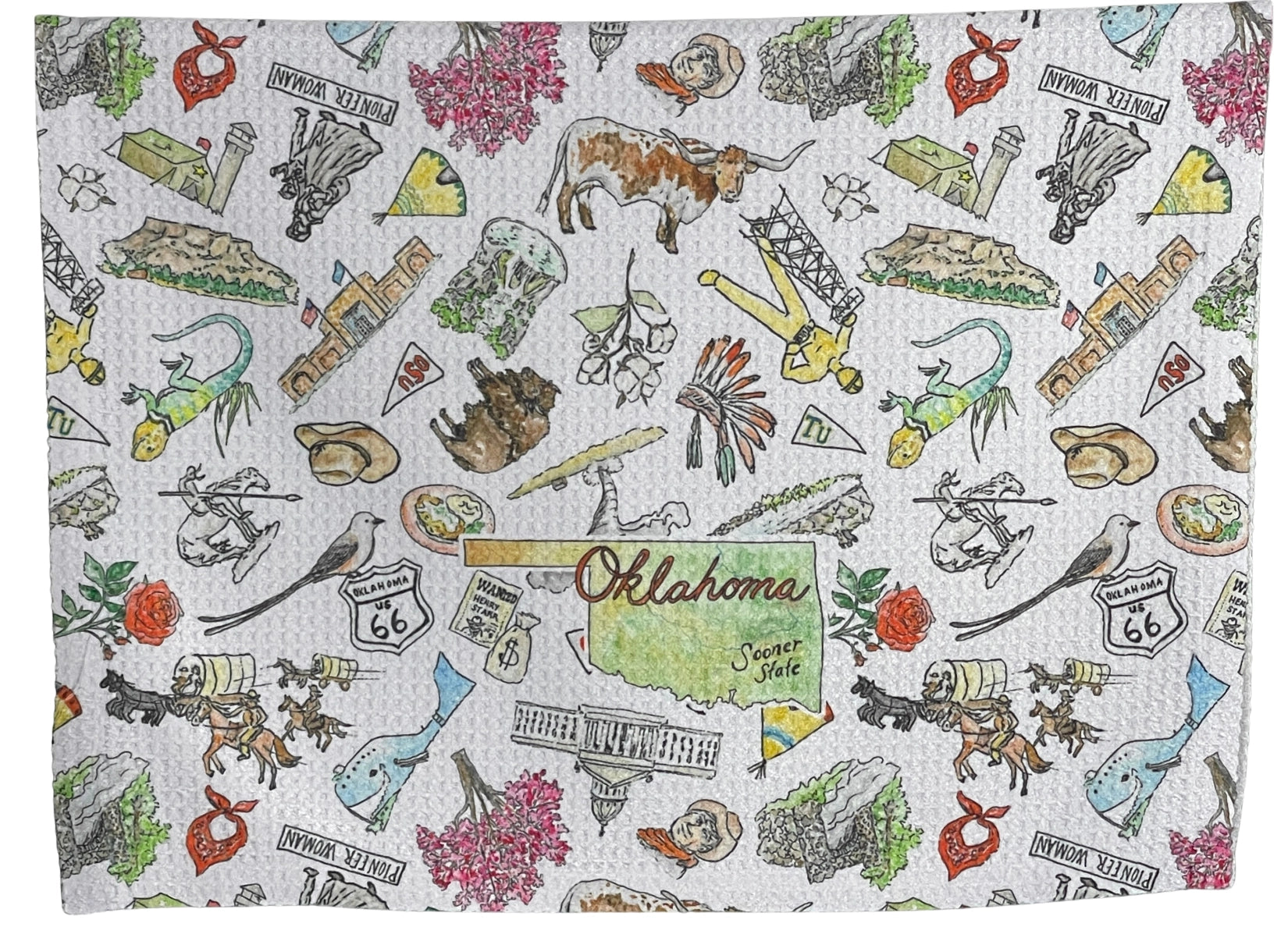 Wet-it! - Oklahoma Tea Towel