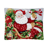 Peking Handicraft - Pillow Hook Santa In Sleigh