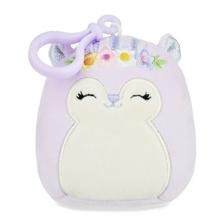 Squishmallow Plush Clip Sydney the Squirrel