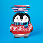 Stack-up Wooden Penguin Balancing Game