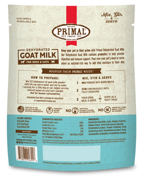 Primal Pet Foods Inc. - Primal Dehydrated Goats Milk Dog & Cat