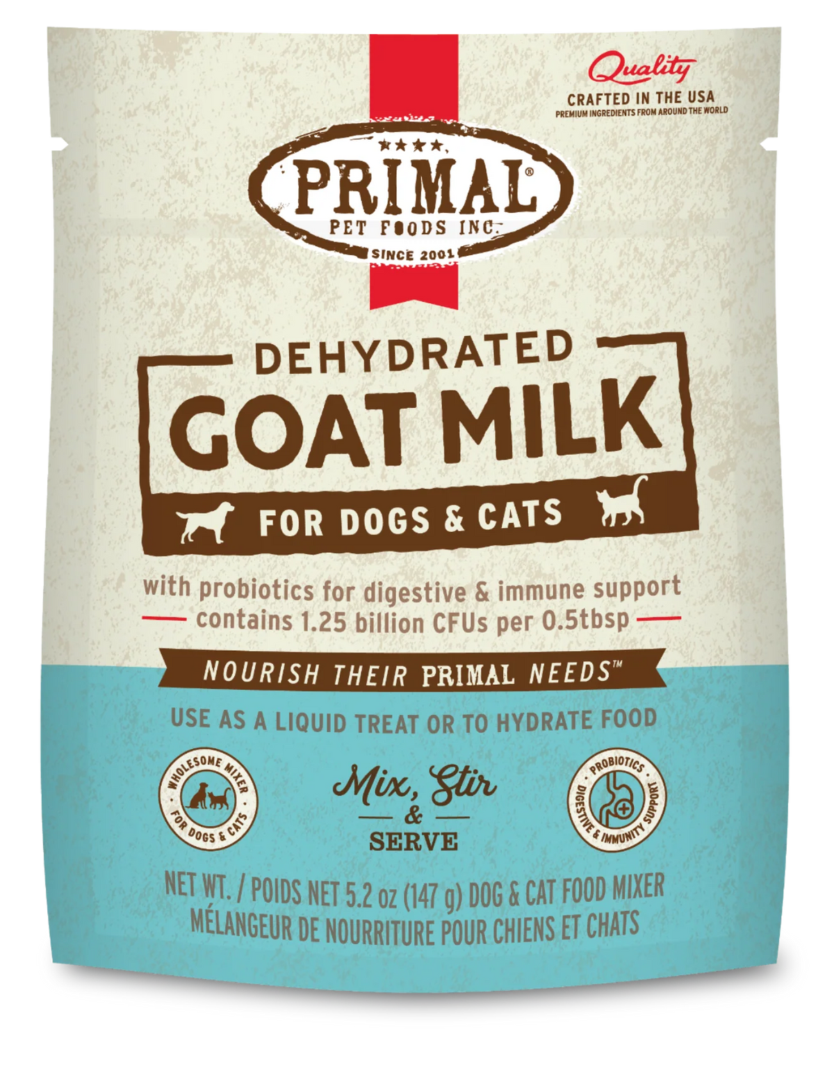 Primal Pet Foods Inc. - Primal Dehydrated Goats Milk Dog & Cat