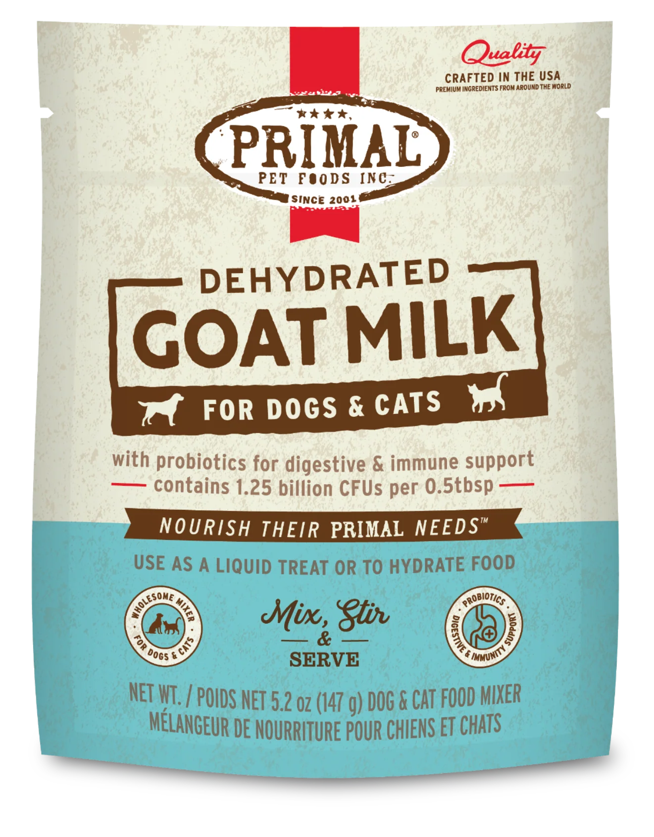 Primal Pet Foods Inc. - Primal Dehydrated Goats Milk Dog & Cat