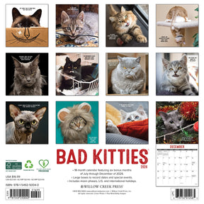 Willow Creek Press - 2026 Bad Kitties Calendar