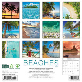 Willow Creek Press - 2026 Beaches Calendar