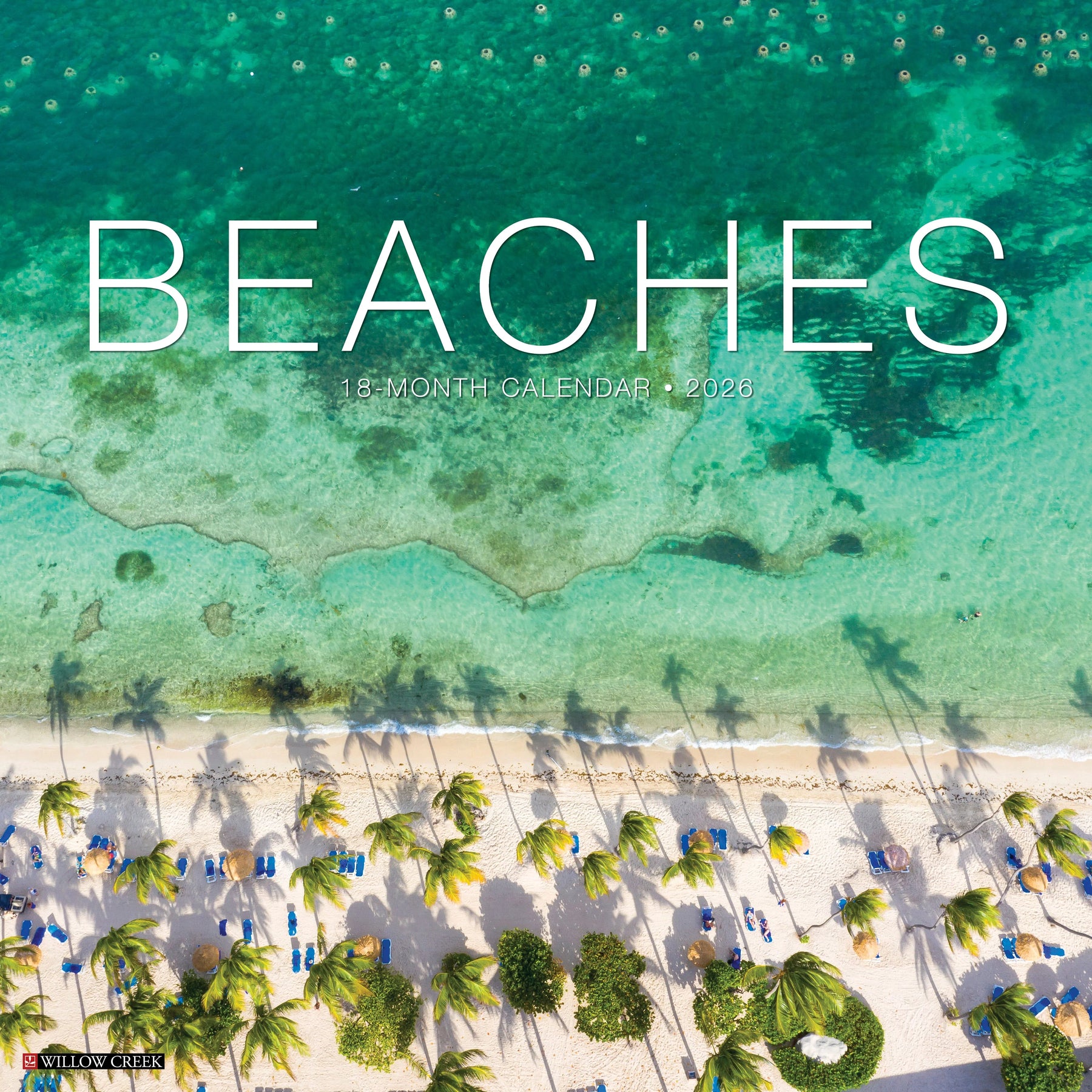Willow Creek Press - 2026 Beaches Calendar