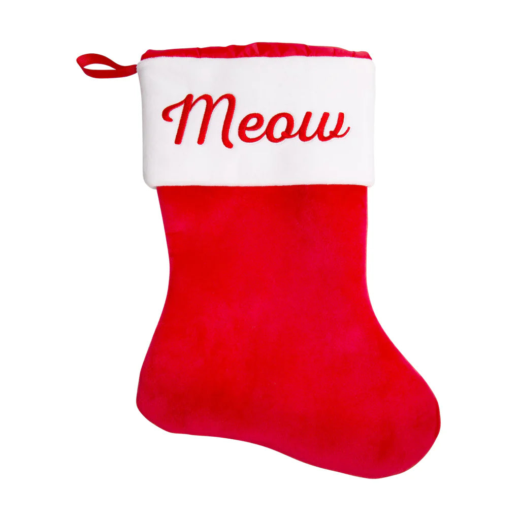 Holiday Stocking Meow Plush