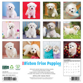 Willow Creek Press - 2026 Bichon Frise Puppies Calendar